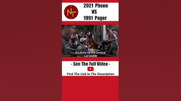 2021 Phone vs 1991 Pager #shorts