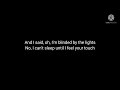 Saint Asonia Blinding lights lyrics (The Weekend cover)