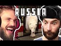 SLAV reacts to PEWDIEPIE reacting to RUSSIA. Just Another Day In Russia!