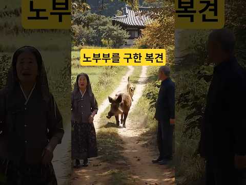 산책 중 멧돼지 등장… 할아버지 할머니를 구한 건?