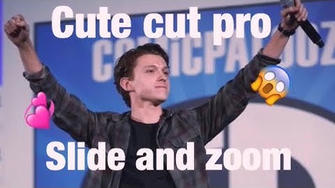 Cute cut pro || slide and zoom transition