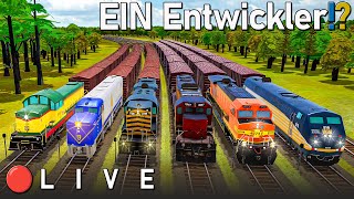 EISENBAHN Tycoon von nur EINEM Entwickler?  ► TRAIN WORLD 🔴 LIVE