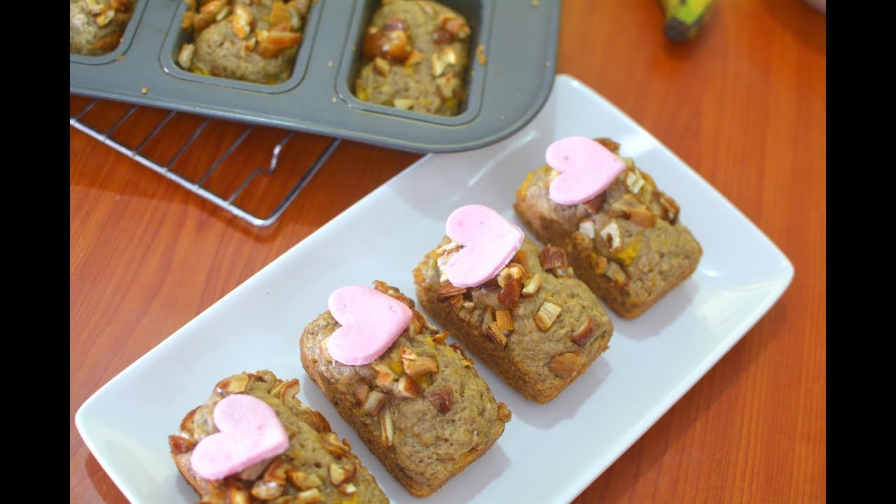 Mini Chocolate Swirl Banana Bread Loaves - Jaja Bakes 