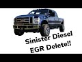 Sinister Diesel EGR delete for my 6.4 Powerstroke! (Step by step instructions)