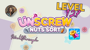 Unscrew Nuts Sort: Pin Puzzle Level 127