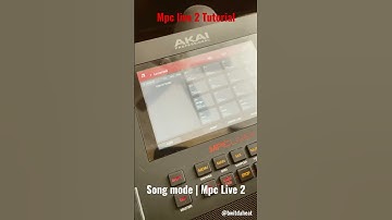 Song mode | Mpc Live 2 #mpc #mpcgang #tutorial #howto #flgang