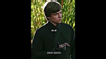 Luke Skywalker VS Darth Vader