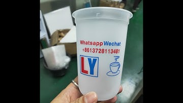 Plastic glass mug cup full automatic screen printing machine for multi color on cup
