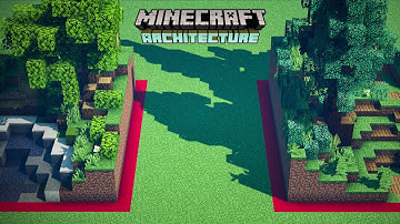 🔨 Minecraft Architecture: Basic Terraforming (Tips and Custom Terraforming)