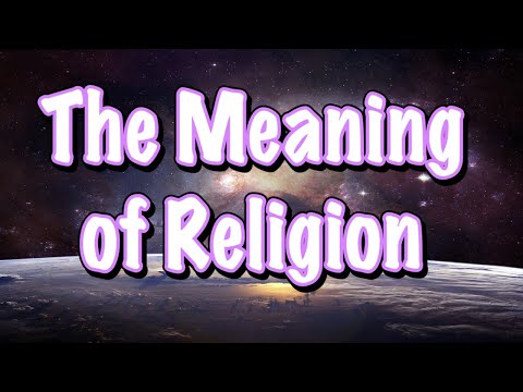 Introduction to "Meaning of Religion" Channel