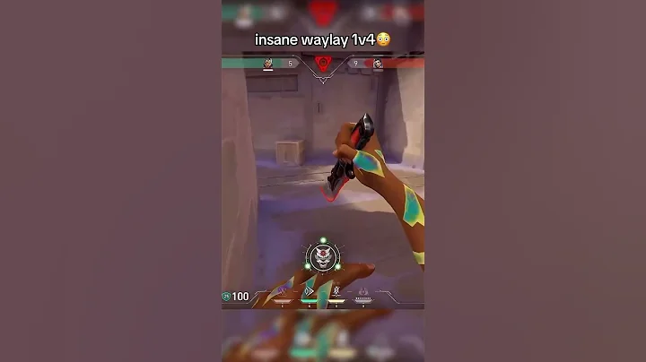 "Insane 1v5 Waylay in Valorant 😱 | Epic Clutch Highlights  #valorant #valorantclips #riotgames