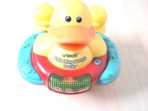 Splashing songs ducky vtech patito para el baño del bebe