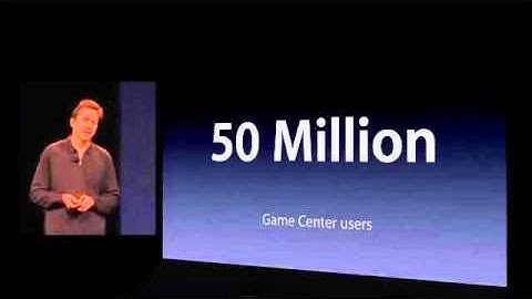 WWDC 2011 Keynote - iOS 5 Game Center