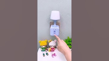 Ổ cắm điện đa năng có cổng sạc usb và đèn ngủ điều khiển đổi màu từ xa