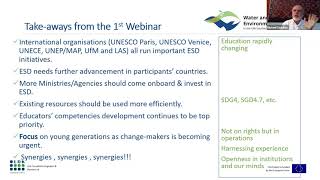 'Designing ESD actions and campaigns on Food Sustainable Consumption' WES Webinar, 14 September 2021