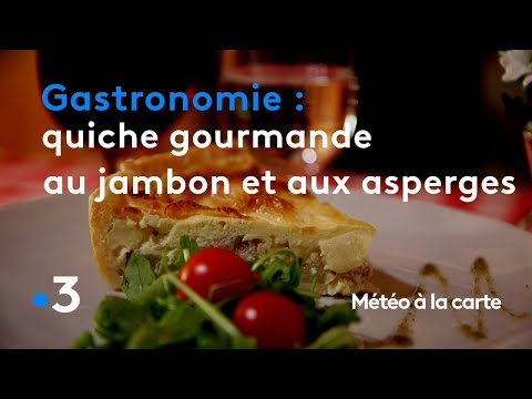 gastronomie-:-quiche-gourmande-au-jambon-et-aux-asperges---météo-à-la-carte