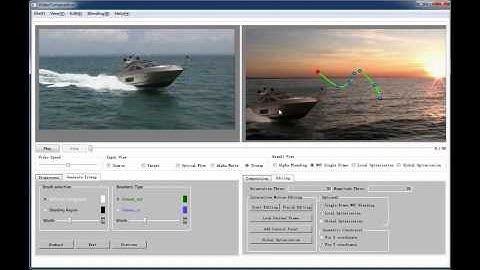 Motion-Aware Gradient Domain Video Composition