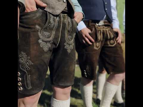 فيديو: Lederhosen لمهرجان أكتوبر