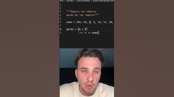 ⚡ Pares e impares en Python como un PRO (nivel principiante) #Python