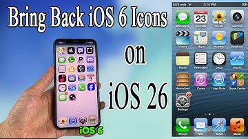 Install iOS 6 Icon Pack on New iPhones iOS 26 Loo