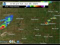 MRMS Reflectivity of the June 28, 2025 Tornadic Event