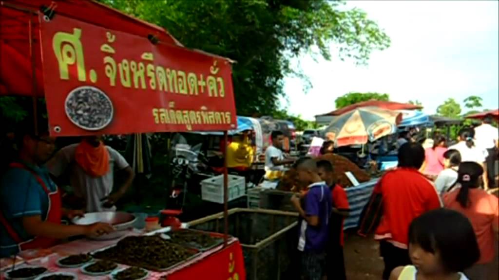 Laendlicher Markt im Isaan - Udon Thani Thailand - YouTube