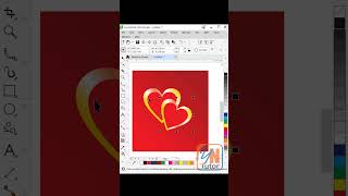 #short 12 Create beautifule card for your loved one in coreldraw | YN Tutor #coreldraw