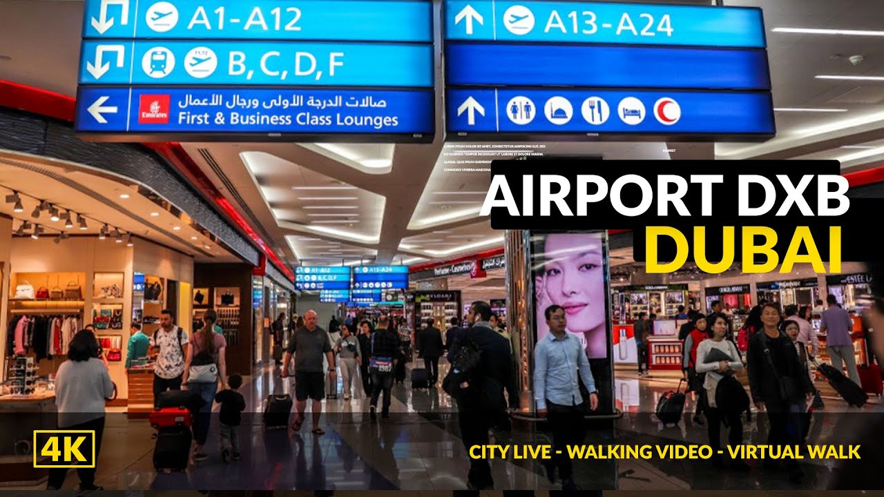 Shops in Concourse B, Terminal 3 at Dubai International Airport