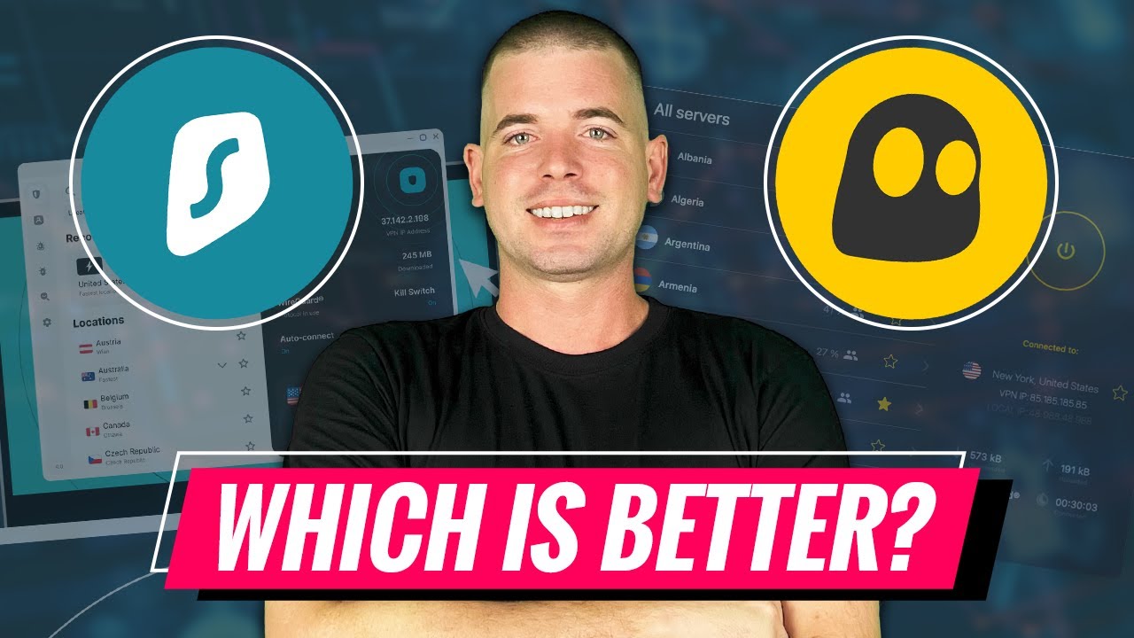 Surfshark VPN vs Cyberghost VPN - Which is Better?