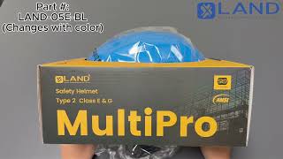 LAND ANSI-Certified MultiPro Type II Safety Helmet — Product Introduction