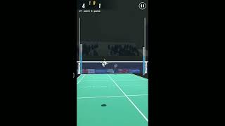 Badminton 3D real badminton (lv.100) screenshot 2