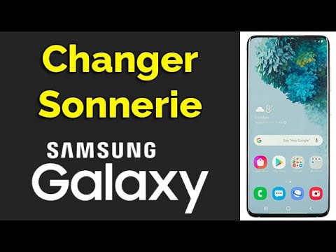 Vidéo: Comment Configurer Une Sonnerie Samsung