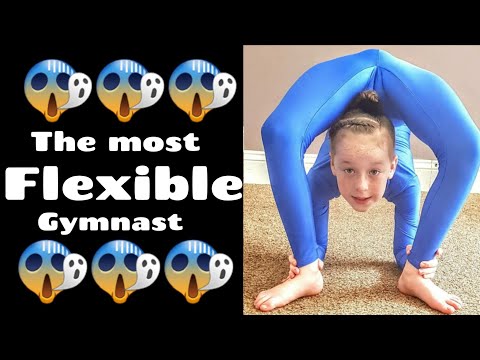 The most flexible gymnast in the world😱😱😱
