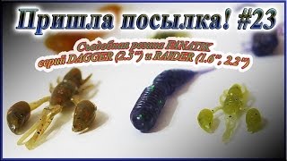 Пришла посылка! #23 - съедобная резина FANATIK серий DAGGER (2.5