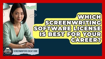 Which Screenwriting Software License Is Best For Your Career? - Screenwriter
