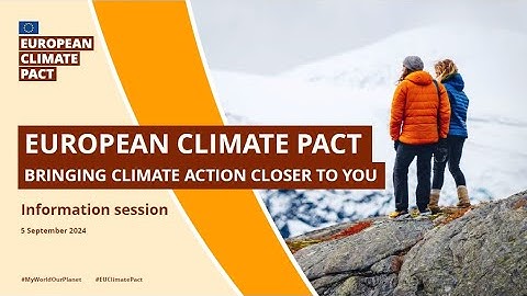 Webinar - European Climate Pact: bringing climate action closer to you