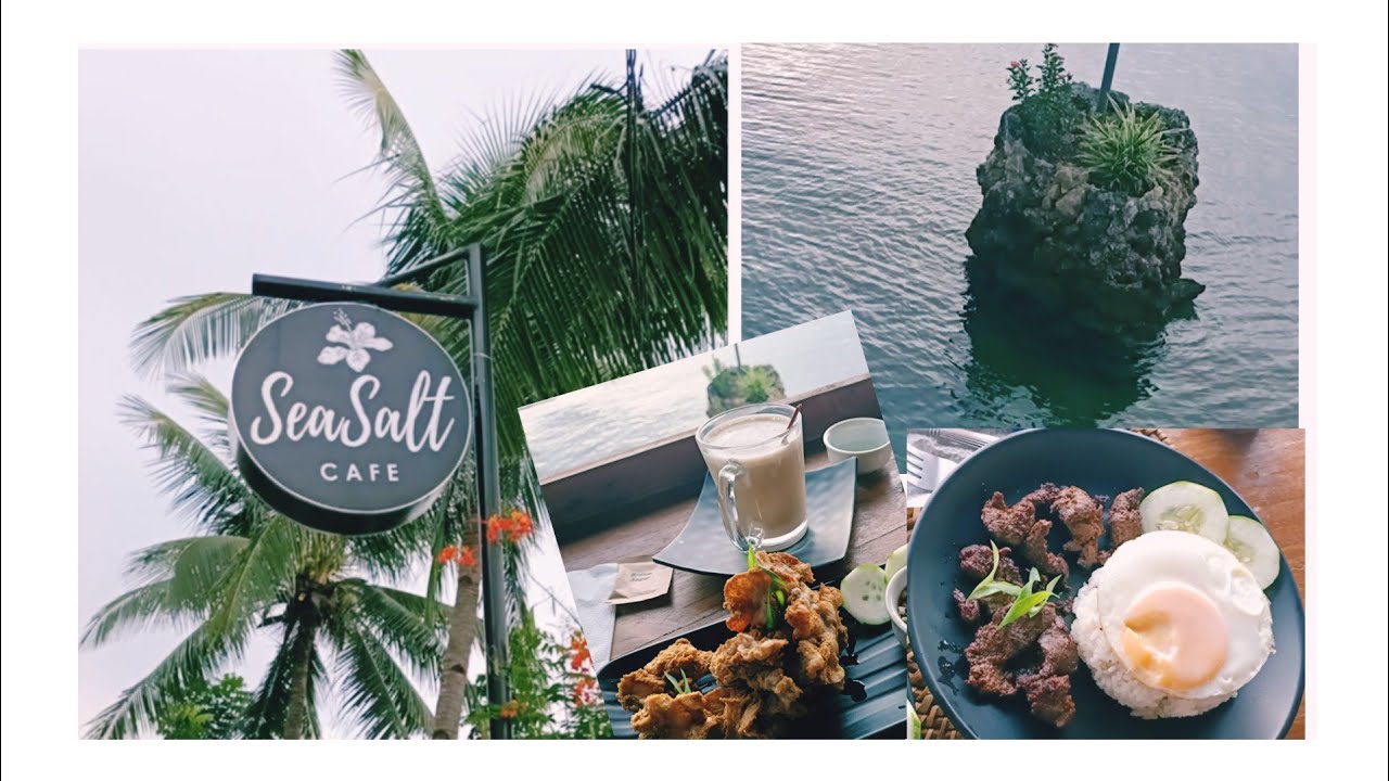 SEA SALT cafe/morning view breakfastsea salt cafeasmr/ cebu YouTube