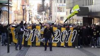 Marschen mot Borås Arena innan IFE - BKH