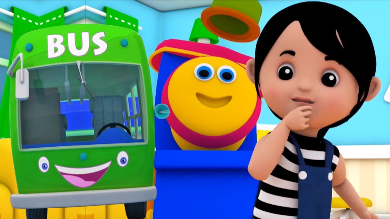 🎵🎤 Vídeos Educativos para crianças, As Rodas do ônibus Canção, canção  infantil