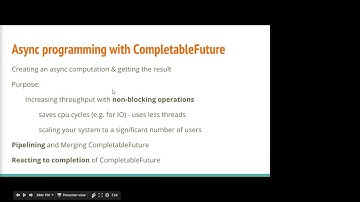 Java 8 - Session 8 part 2 - CompletableFuture - Non blocking API