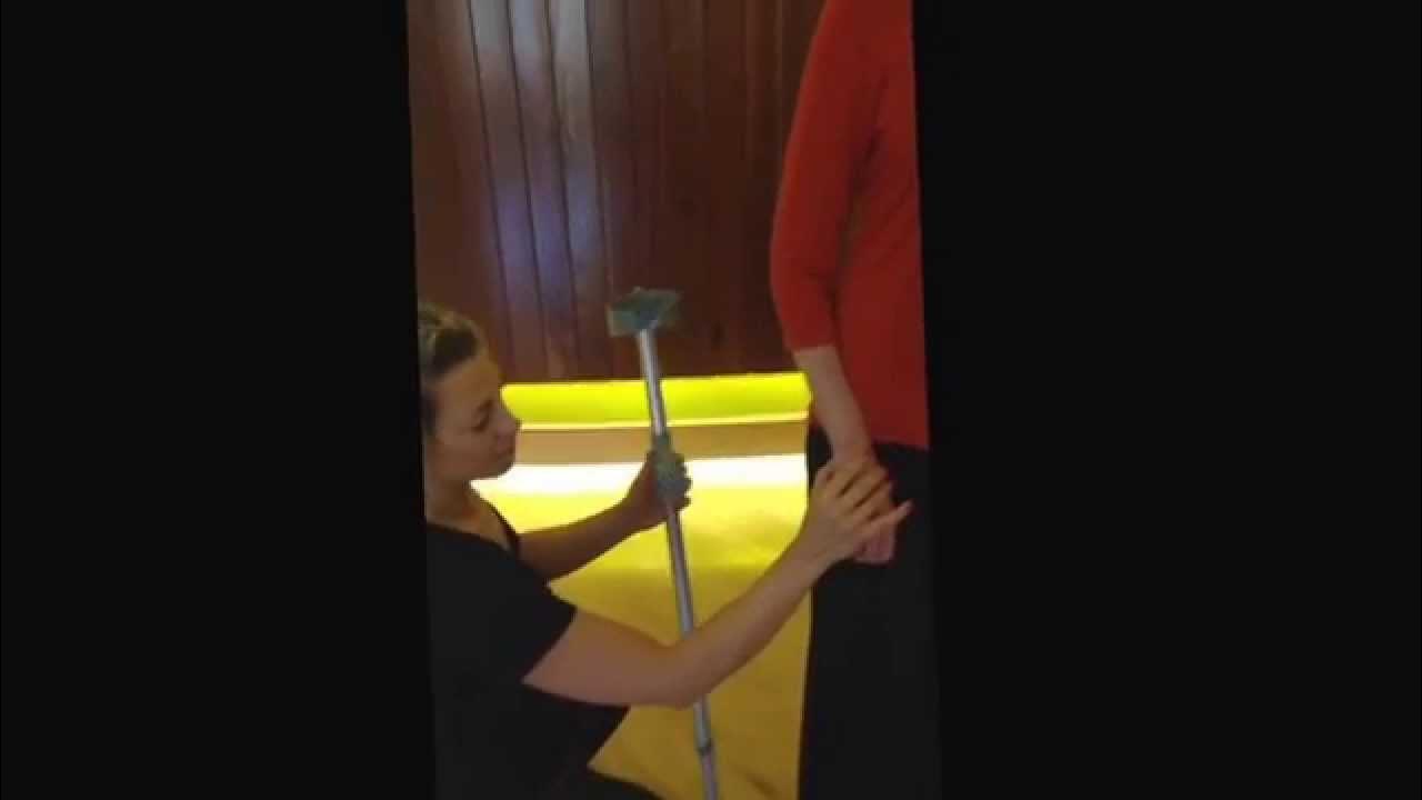 How to measure a crutch to the correct height. YouTube