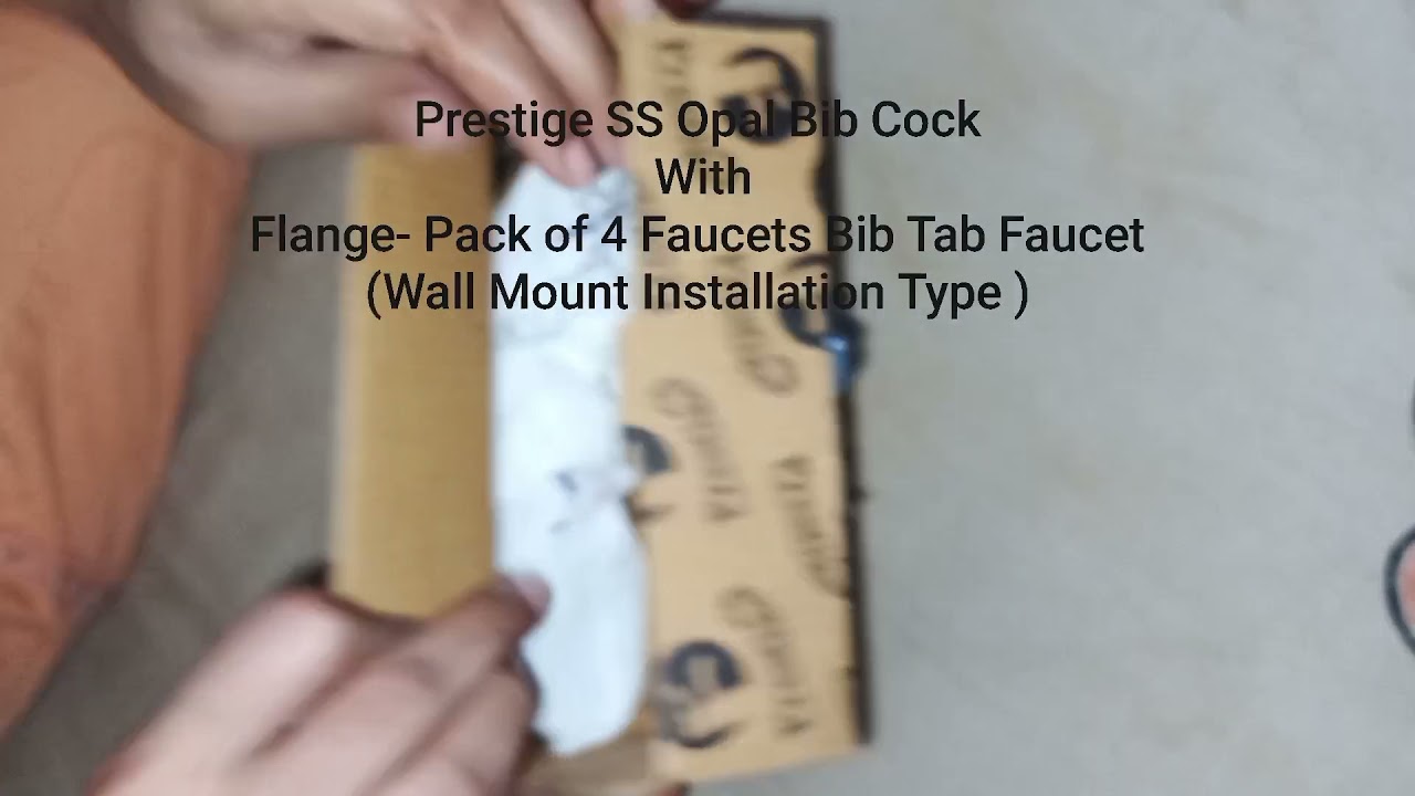 Prestige SS Opal Bib Cock With Wall Flange-Pack Of 4 Faucets Bib Tap Faucet on Flipkart 