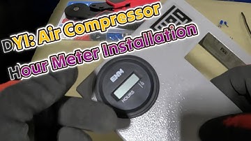 How to wire & install an hour meter for your air compressor