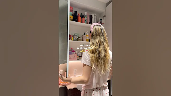 Aesthetic self care night routine 🎀 #aesthetic #nightroutine #grwm #thatgirlaesthetic #selfcare
