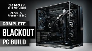 BLACKOUT PC BUILD | No RGB | Lian Li O11 Vision + Arctic + Core i7 14700k + Gigabyte RTX4070 + Z790