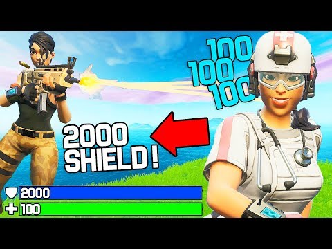 JE SUIS INVINCIBLE GRÂCE À MON SHIELD À L'INFINI SUR FORTNITE !