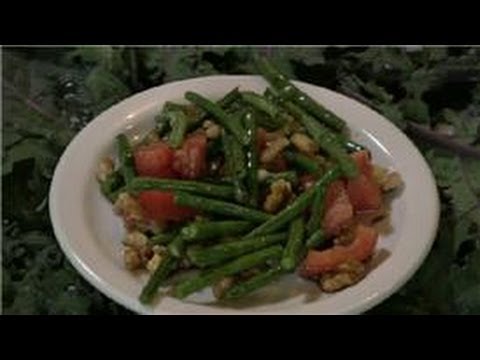 Bean Salads : Green Bean & Walnut Salad