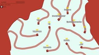 Paper.io 2 [Teams] Map Control: 100.00%