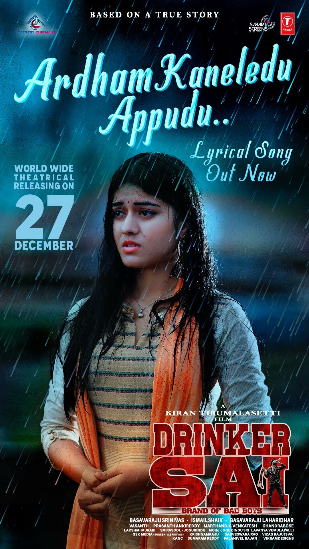 #ArdhamKaneleduAppuqdu #LyricalVideo #DrinkerSai #Dharma #aishwaryasharma  #outnow #ytshorts