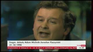 Jarosław Kaczyński do Adama Michnika o współpracy z komunistami. Mocne słowa obecnego prezesa PiS